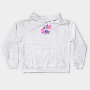 snake with drink Kids Hoodie